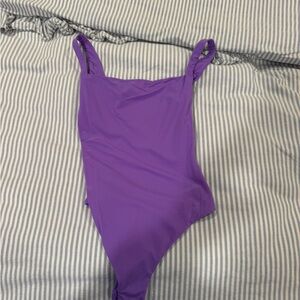 Purple One-Piece Swimsuit